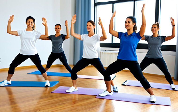 레저스포츠지도자 자격증 취득 후 경력 설계 예시 - Online Fitness Coach**

"A male fitness coach, fully clothed in athletic wear, professional studio s...