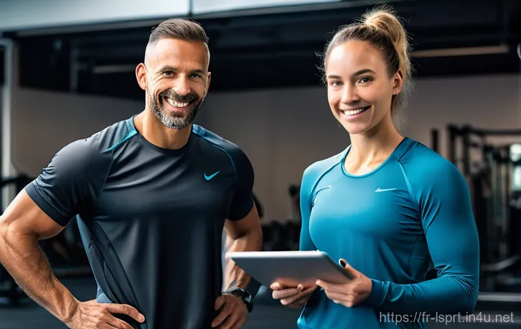 레저스포츠지도자 업무일지 작성 예시 - **Prompt: Professional Coach and Engaged Athlete with Digital Progress Tracking**
A highly profe...