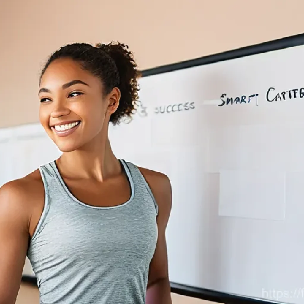 레저스포츠지도자 자격증 준비 중 동기부여 팁 - **Prompt 1: The Power of Defined Goals and Visualization**
    "A determined and focused young woman...